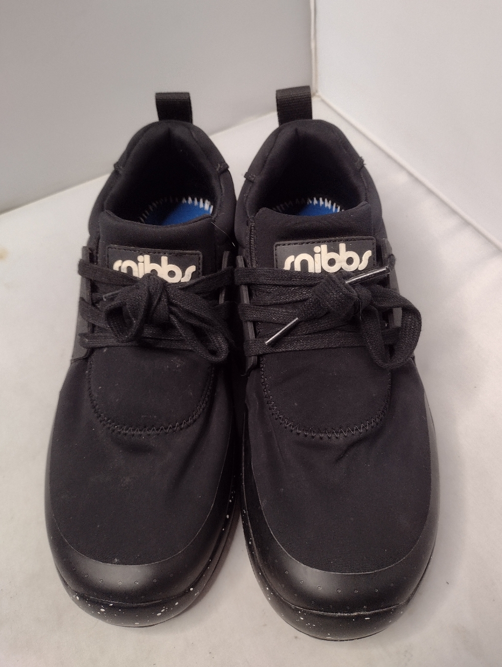 Snibbs Mens Spacecloud Shoes 8 Black Comfort Work Nurse Non Slip Sneakers A30